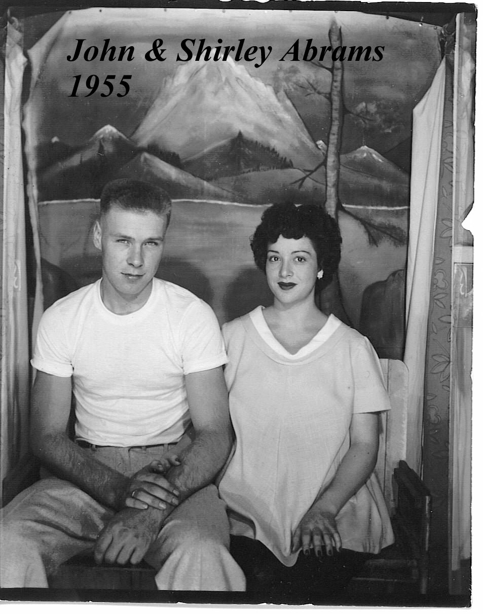 John and Shirley B&W 1955.jpg (177663 bytes)