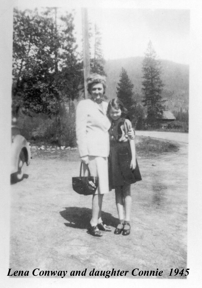 Lena Conway and daughter Connie 1945.jpg (98922 bytes)